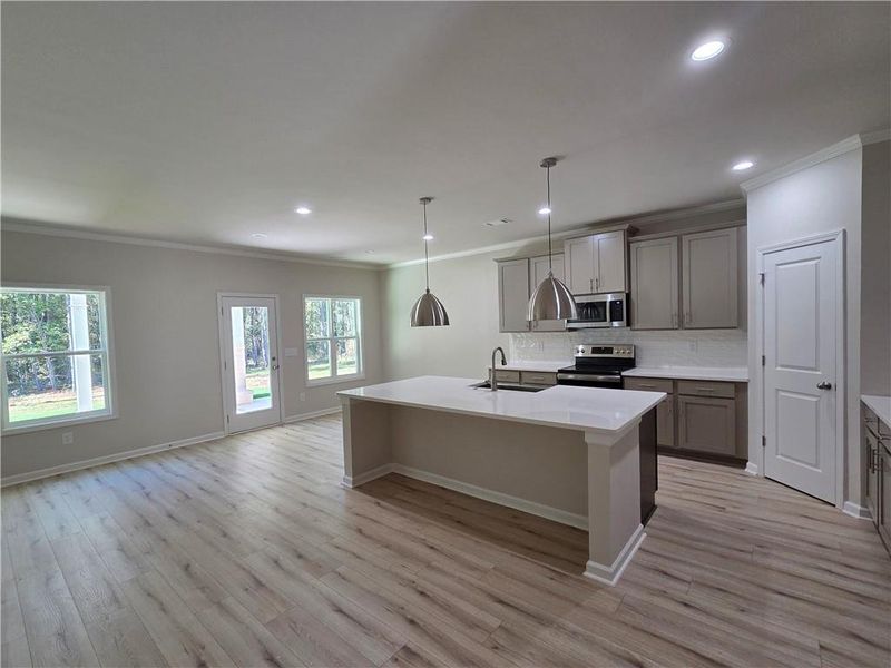 Furnished interior view inside a new home in River Meadows, Bethlehem (Image 7).