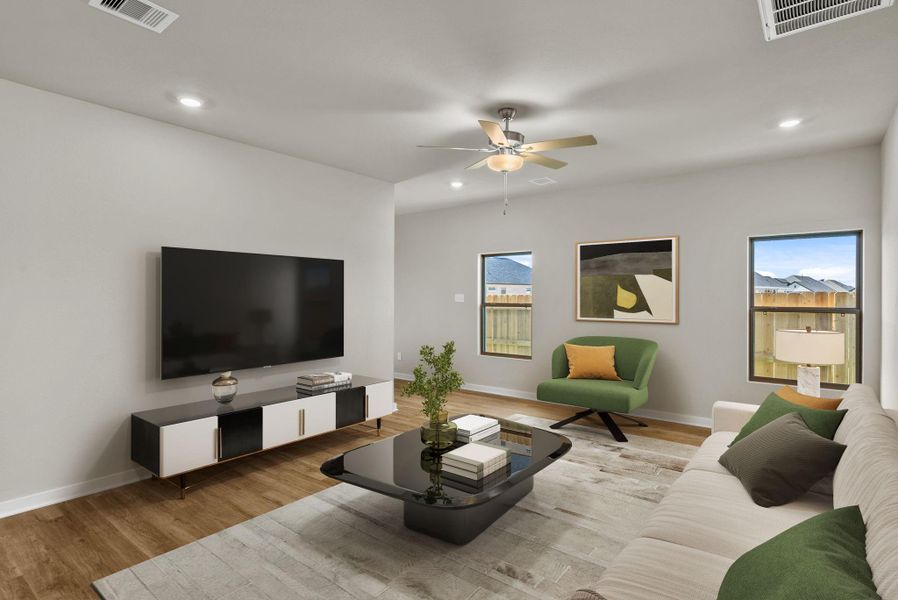 Furnished interior view inside a new home in Creekhaven, Rosharon (Image 9).