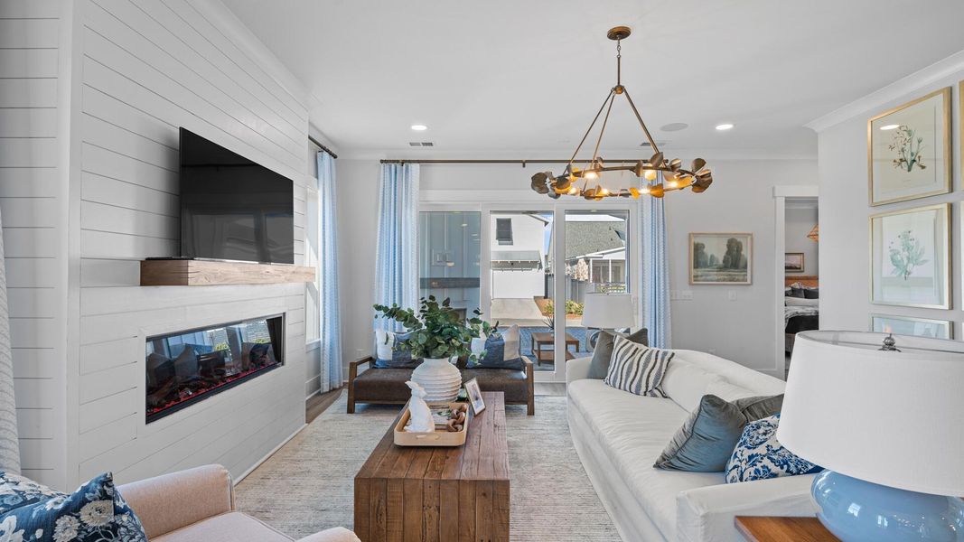 Furnished interior view inside a new home in , Summerville (Image 14). Furnished interior view inside a new home in , Summerville (Image 14).