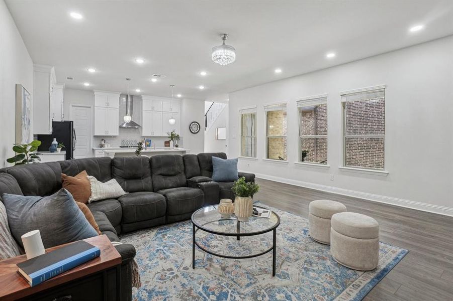 Furnished interior view inside a new home in , Plano (Image 28). Furnished interior view inside a new home in , Plano (Image 28).