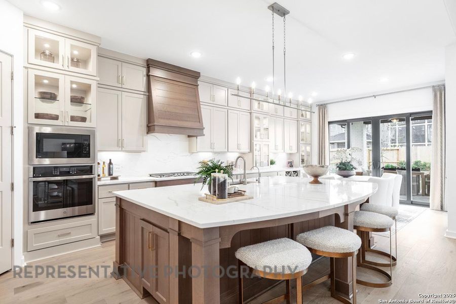 Furnished interior view inside a new home in La Cima: 70ft. lots, San Marcos (Image 9).