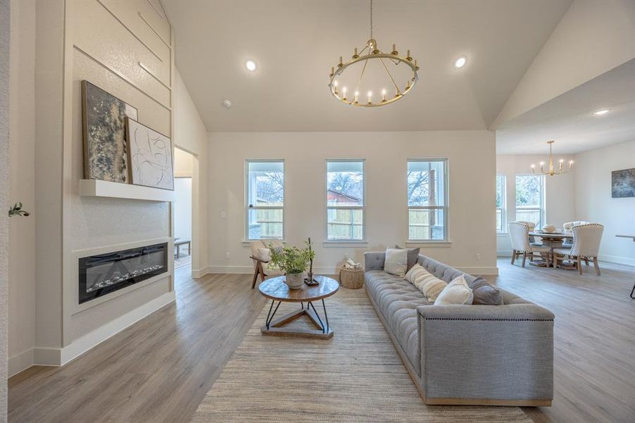 Furnished interior view inside a new home in , Fort Worth (Image 16).