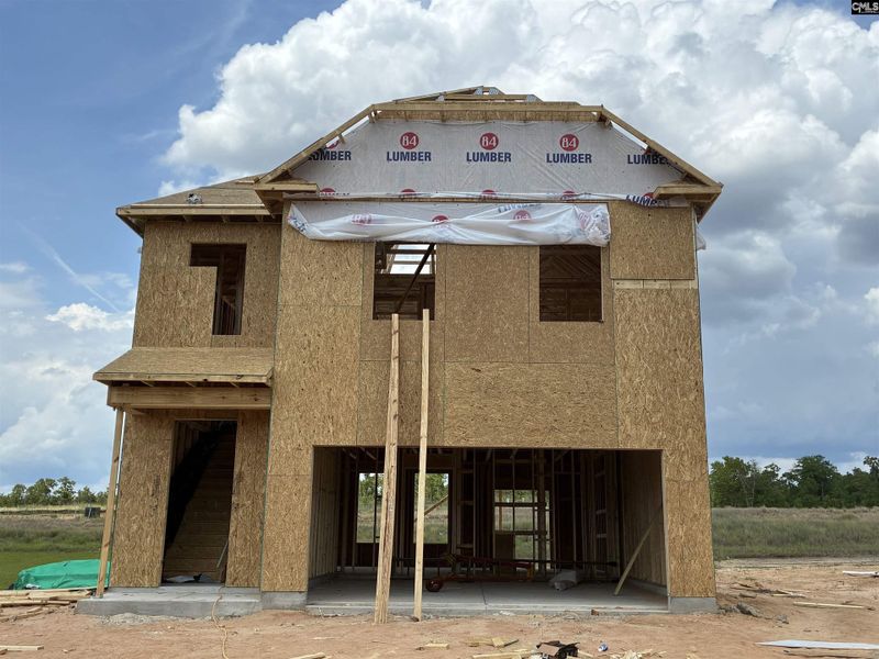 In-progress construction of a new home in Peachtree Hills, Lexington, SC (Image 32).