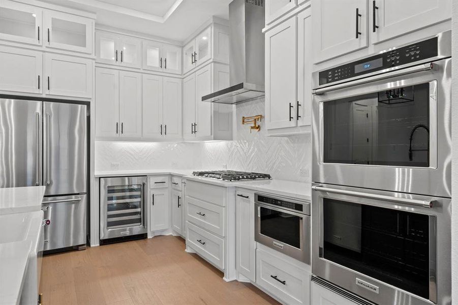 All KitchenAid appliances come standard with the home!