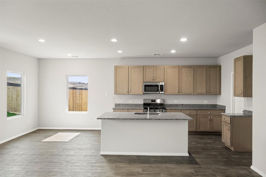 Furnished interior view inside a new home in Cloverleaf, Austin (Image 6).