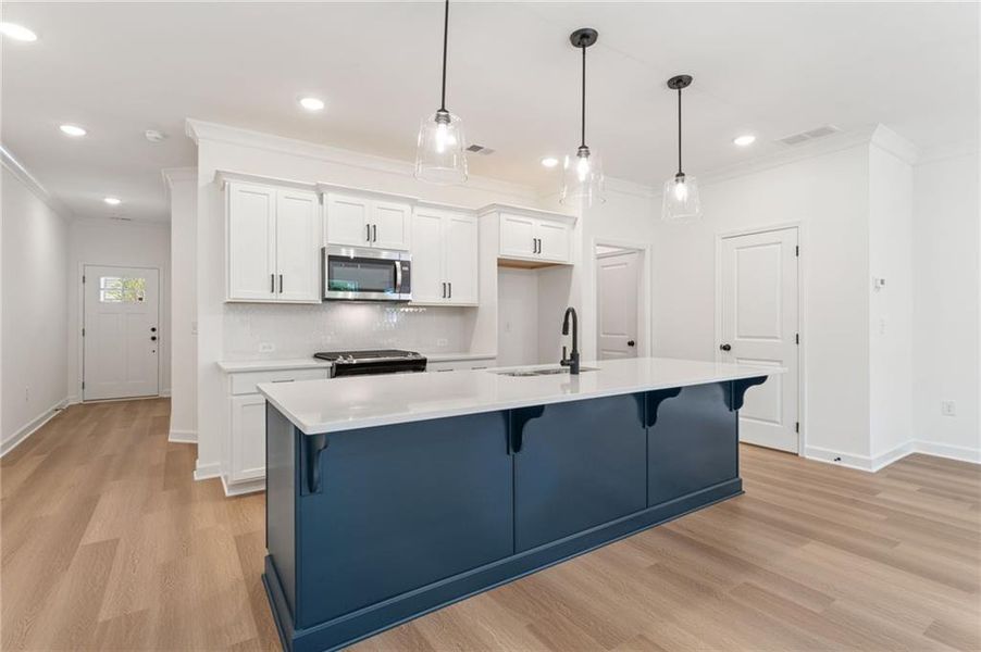 Furnished interior view inside a new home in Cherokee Township, Acworth (Image 8).