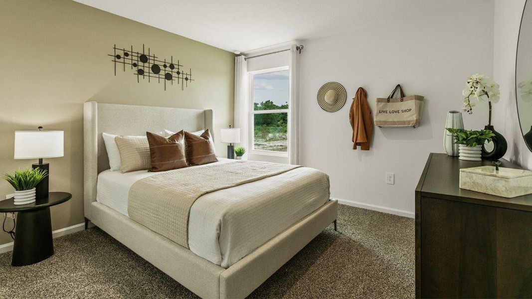 Representative furnished interior of a home built from the BERKELEY by D.R. Horton in Rookery, Green Cove Springs (Image 21).