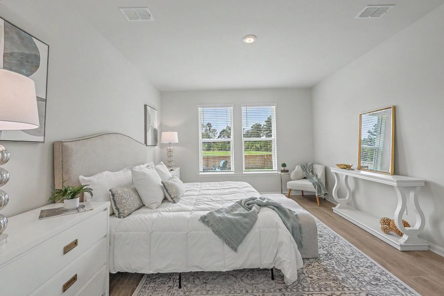 Furnished interior view inside a new home in The Groves of Berkeley, Moncks Corner (Image 17). Furnished interior view inside a new home in The Groves of Berkeley, Moncks Corner (Image 17).