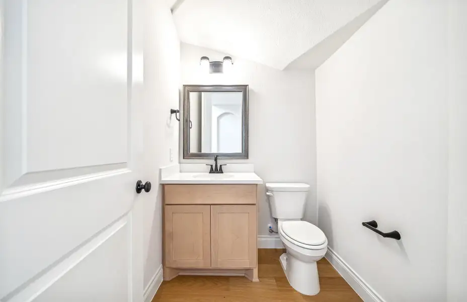 Furnished interior view inside a new home in Bridgeland 60′, Cypress (Image 6).