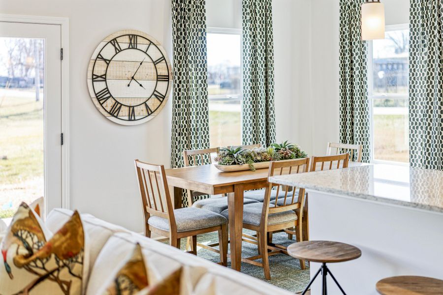 Furnished interior view inside a new home in Wilson Meadows, Clarksville (Image 10).