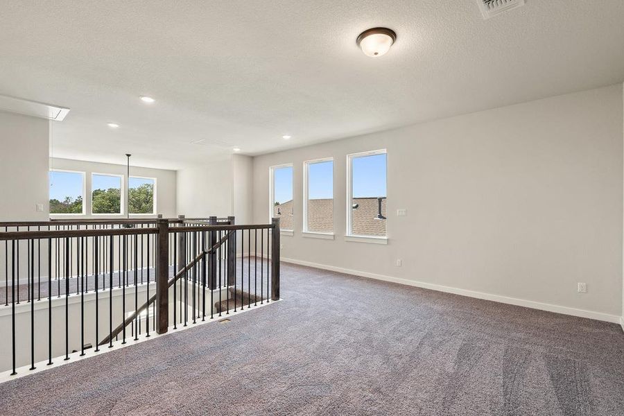 Spacious, unfurnished interior of a new home in Terrace Collection at Lariat, Liberty Hill (Image 34). Spacious, unfurnished interior of a new home in Terrace Collection at Lariat, Liberty Hill (Image 34).