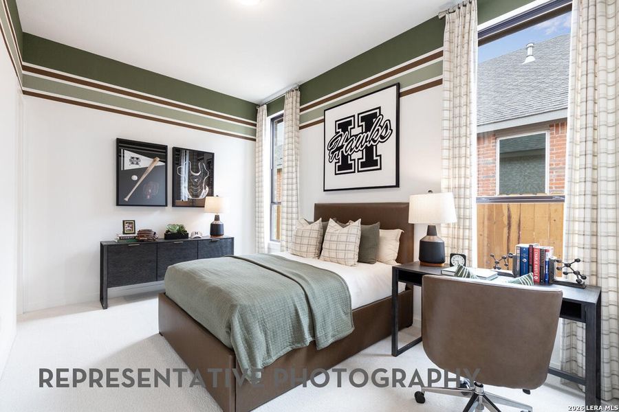 Furnished interior view inside a new home in The Ranches at Creekside, Boerne (Image 27).