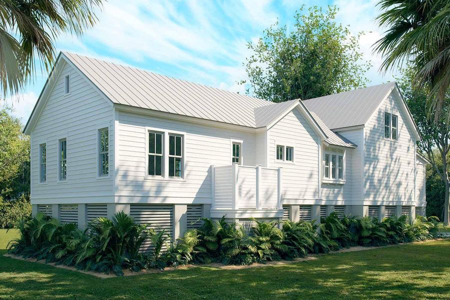 Front exterior of a new home in , Johns Island, SC, highlighting curb appeal (Image 26).