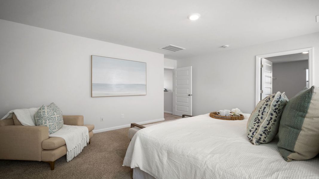 Furnished interior view inside a new home in The Lakes at North Glynn, Brunswick (Image 24).