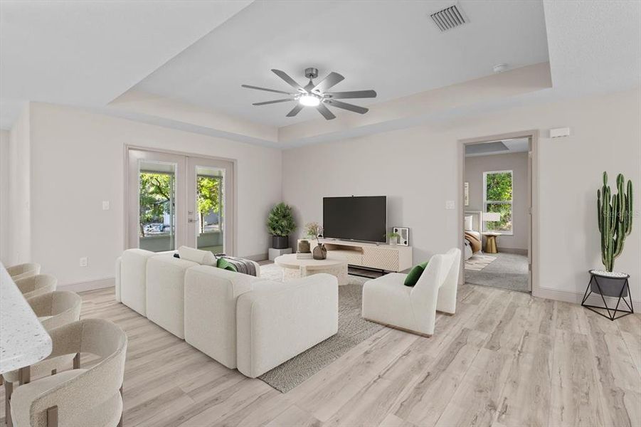 Furnished interior view inside a new home in , Citrus Springs (Image 8). Furnished interior view inside a new home in , Citrus Springs (Image 8).