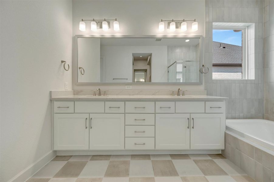 Furnished interior view inside a new home in ARTAVIA - Parkview Collection, Conroe (Image 18).