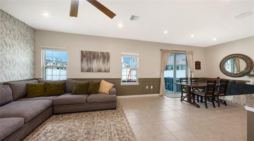 Furnished interior view inside a new home in , Bradenton (Image 36).