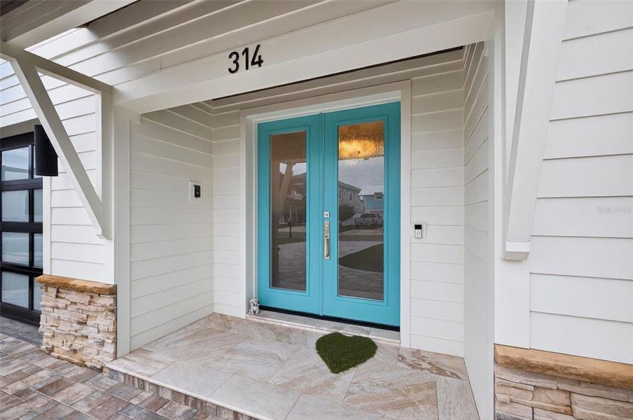 Exterior details and patio area of a home in , Indian Rocks Beach (Image 32).