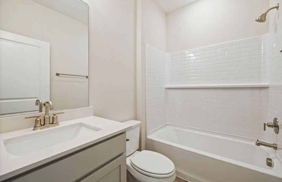 Furnished interior view inside a new home in Rosemary Fields, Godley (Image 7).
