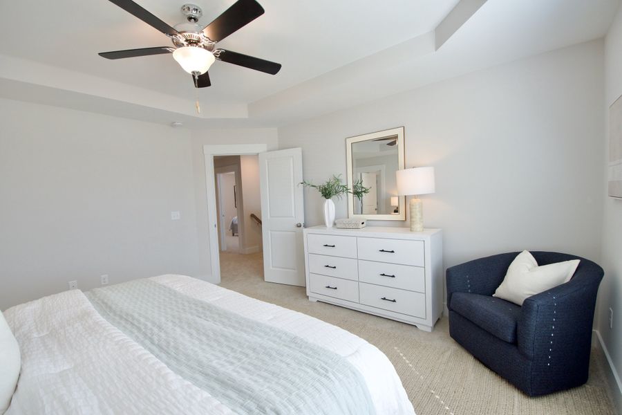 Furnished interior view inside a new home in Patriot’s Watch, Shallotte (Image 7).