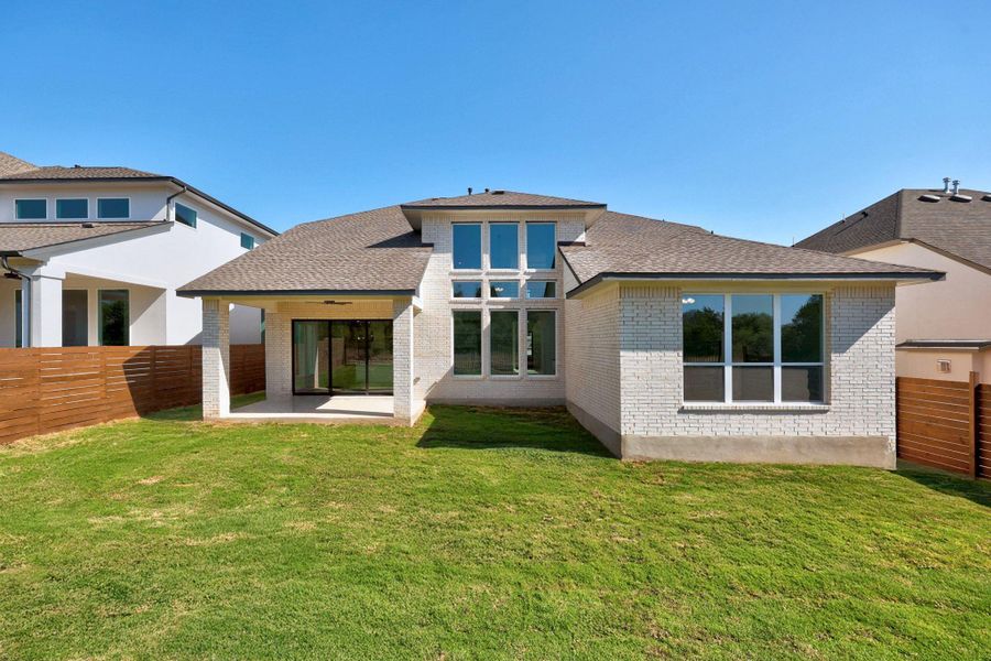 Exterior details and patio area of a home in Provence - 60', Austin (Image 4). Exterior details and patio area of a home in Provence - 60', Austin (Image 4).