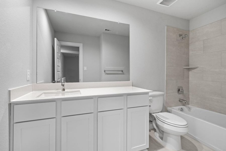 Furnished interior view inside a new home in Grand Oaks Village, Houston (Image 10).