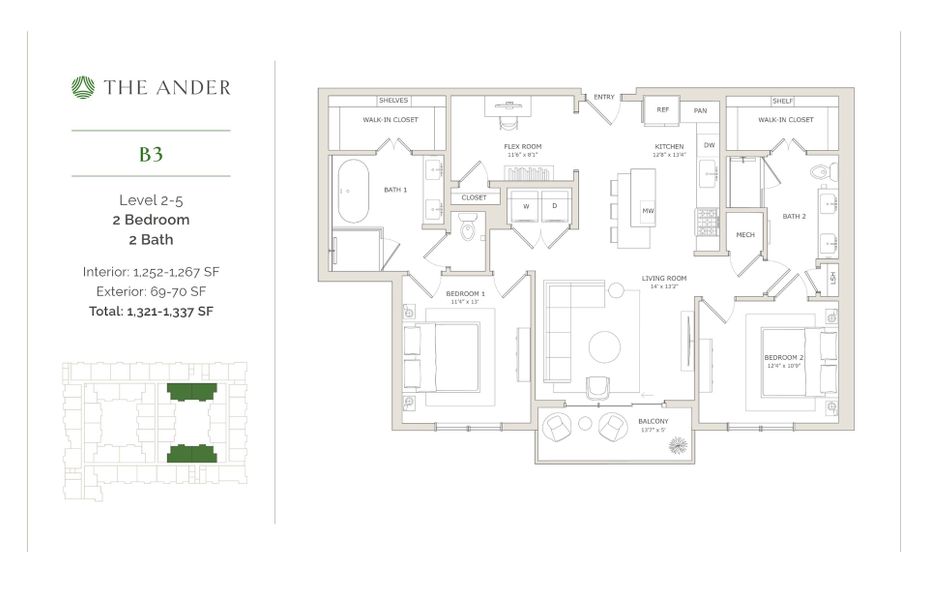 2D floor plan layout for the B3 by Ledgestone Development Group in The Ander, Austin, TX (Image 1). 2D floor plan layout for the B3 by Ledgestone Development Group in The Ander, Austin, TX (Image 1).