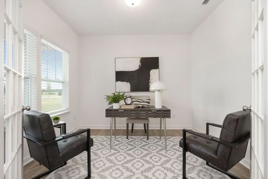 Representative furnished interior of a home built from the Eden by True Homes in Tanglewood East, Angier (Image 12).