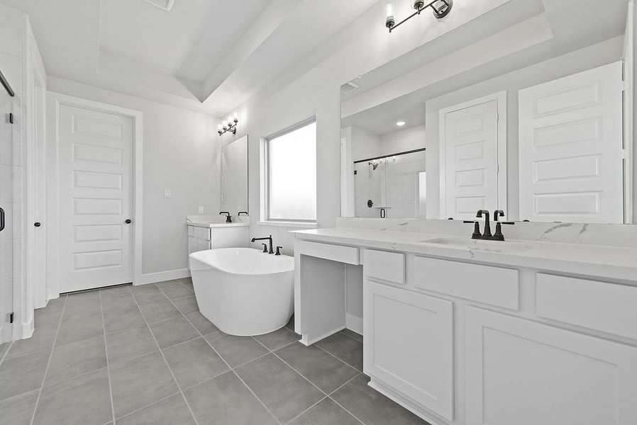 Furnished interior view inside a new home in Jordan Ranch, Katy (Image 11).