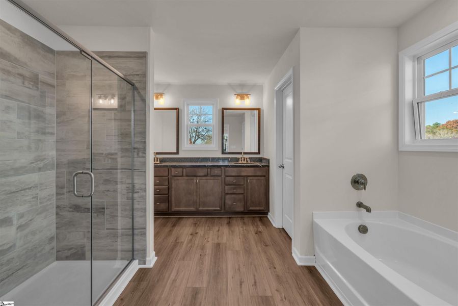 Furnished interior view inside a new home in Halton Oaks, Spartanburg (Image 13).