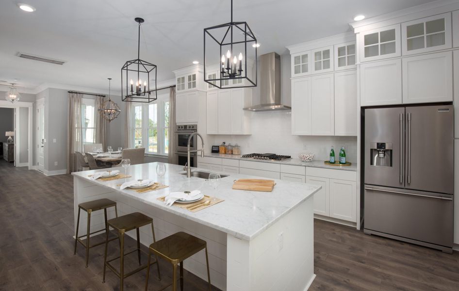 Furnished interior view inside a new home in Heron's Walk at Summers Corner, Summerville (Image 5).