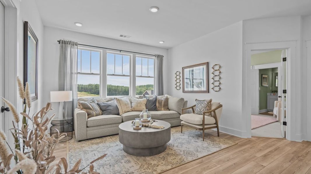 Furnished interior view inside a new home in Kayfield at Midway, Anderson (Image 20).