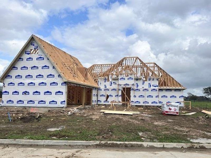 In-progress construction of a new home in , Beaumont, TX (Image 26).