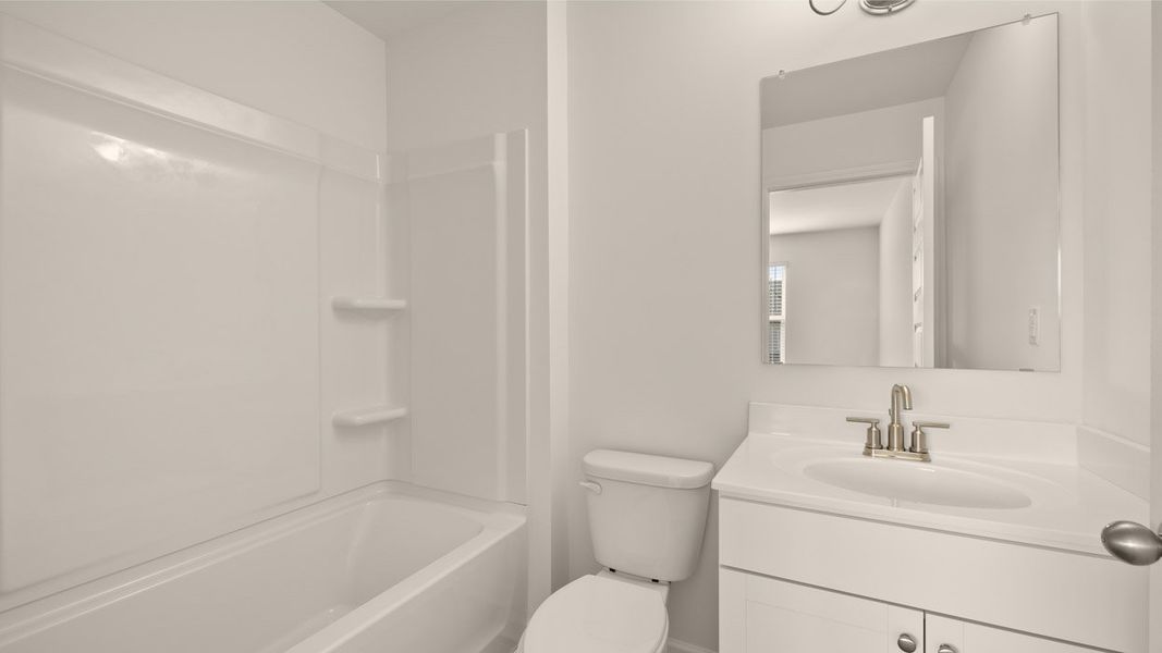 Representative furnished interior of a home built from the Edison by D.R. Horton in Westland, Bogart (Image 15).