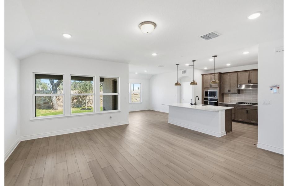 Representative unfurnished interior of a home built from the Dayton by Pulte Homes in Davis Ranch, San Antonio (Image 13).