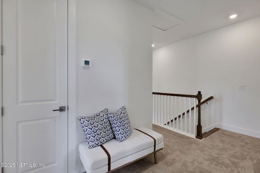 Furnished interior view inside a new home in North Beach Townhomes, Jacksonville Beach (Image 9).