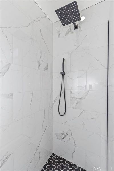 Oversized shower