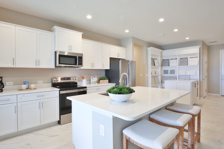 Furnished interior view inside a new home in Palm Grove, Lakewood Ranch (Image 11).
