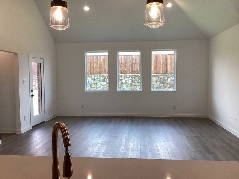 Family Room Construction Progress