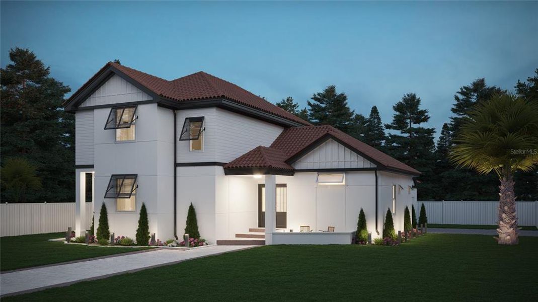 Front exterior of a new home in , Tampa, FL, highlighting curb appeal (Image 3). Front exterior of a new home in , Tampa, FL, highlighting curb appeal (Image 3).