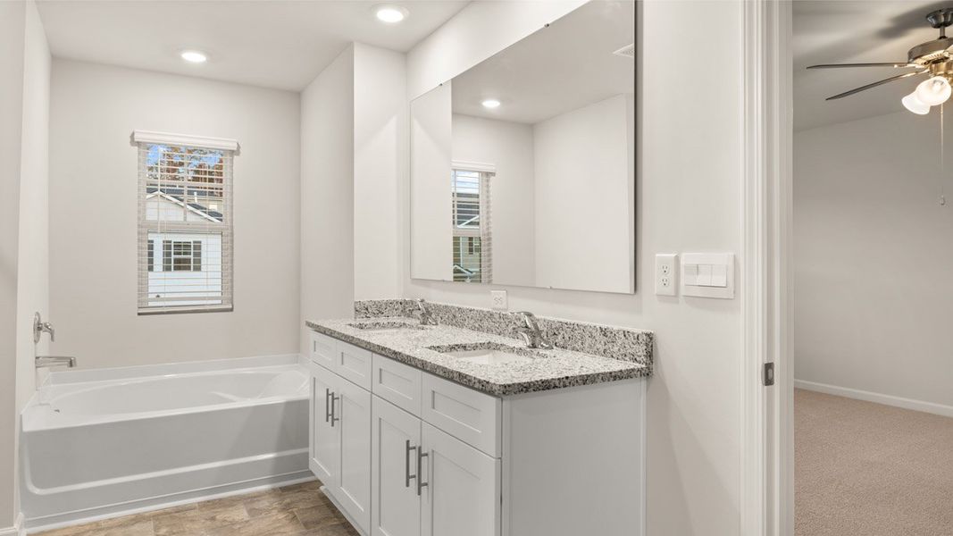 Furnished interior view inside a new home in Southwind Village, Evans (Image 14).
