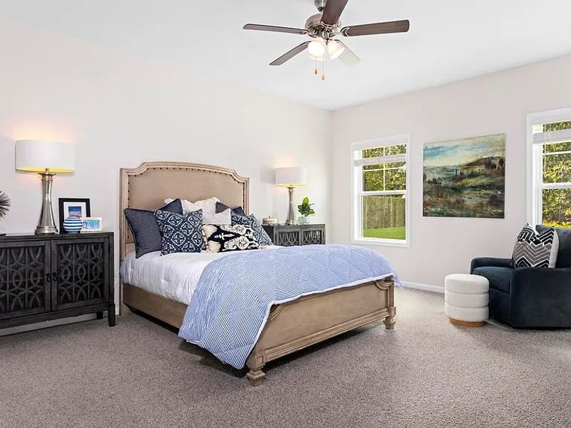 Furnished interior view inside a new home in Providence Station at Trolley Run, Aiken (Image 6).