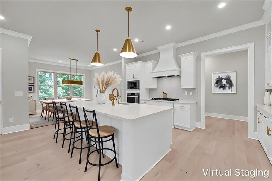 Furnished interior view inside a new home in , Gainesville (Image 4).
