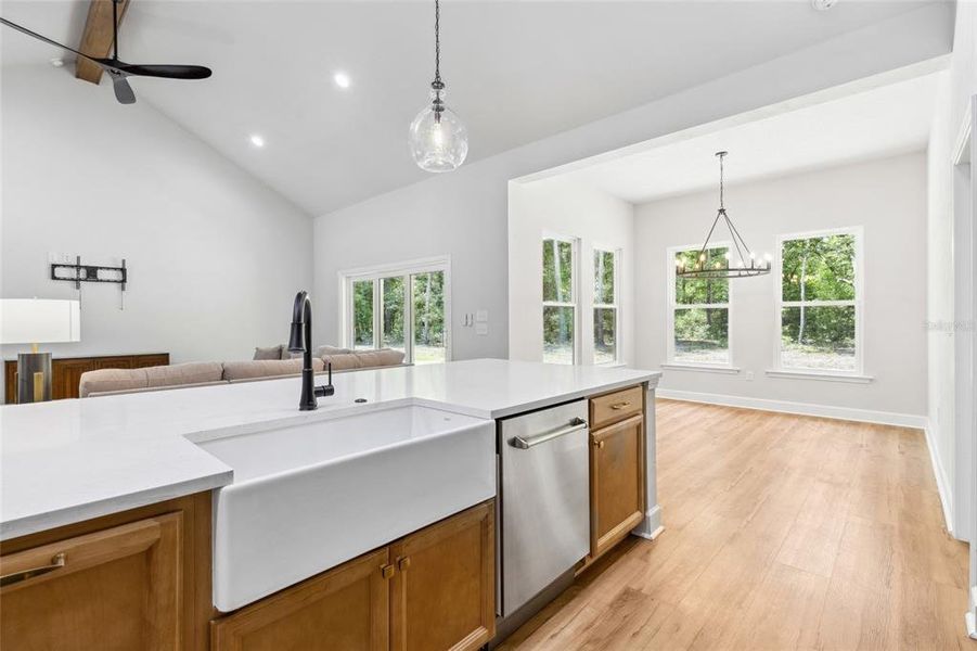Furnished interior view inside a new home in , Alachua (Image 8).