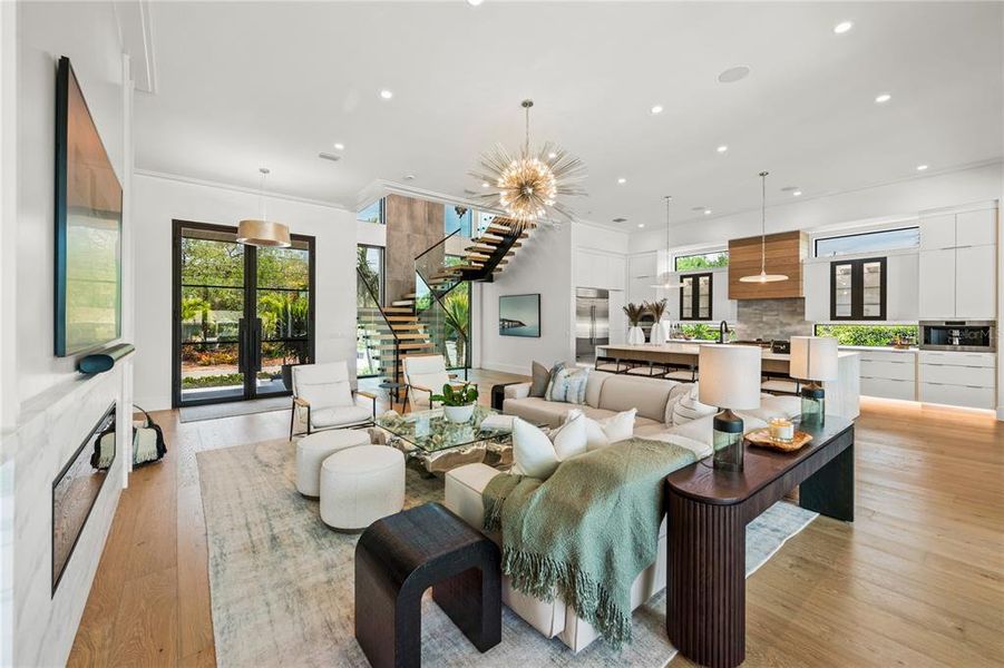 Furnished interior view inside a new home in , Sarasota (Image 16). Furnished interior view inside a new home in , Sarasota (Image 16).