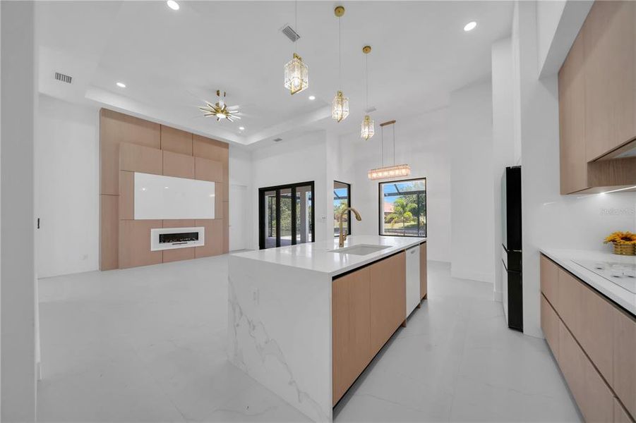 Furnished interior view inside a new home in , Cape Coral (Image 14).
