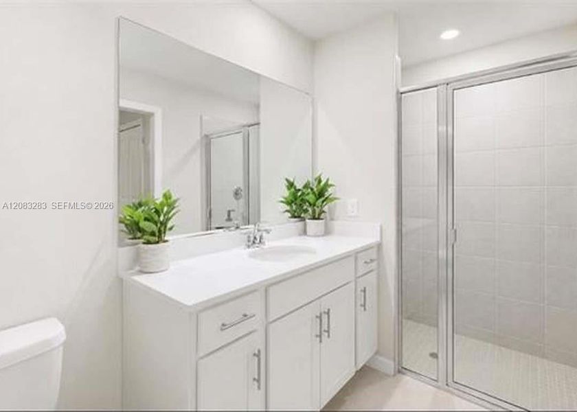 Furnished interior view inside a new home in , Ave Maria (Image 8).