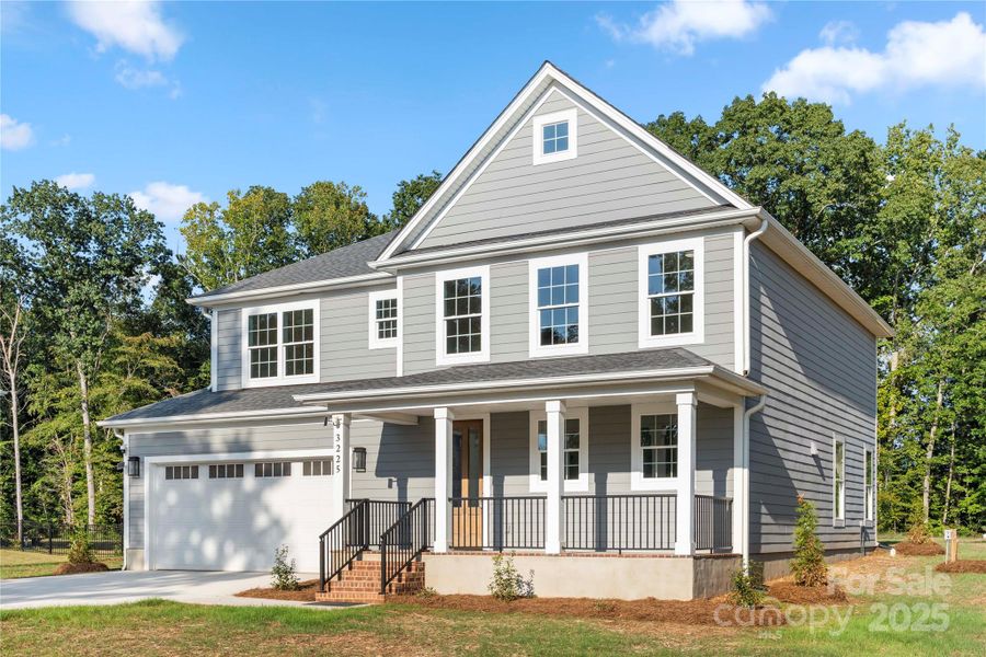 Front exterior of a new home in , Maiden, NC, highlighting curb appeal (Image 2). Front exterior of a new home in , Maiden, NC, highlighting curb appeal (Image 2).