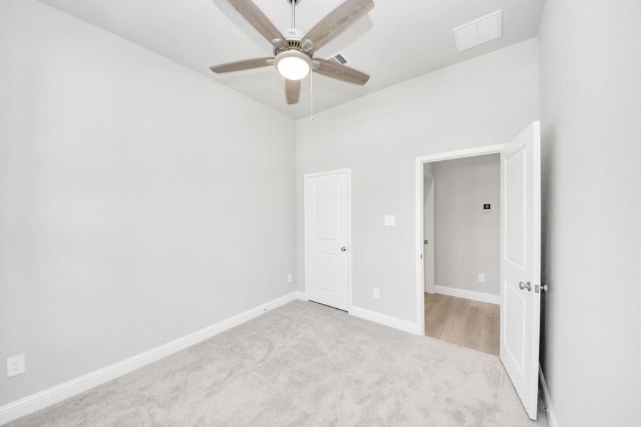 Spacious, unfurnished interior of a new home in Gatherings® at Chambers Creek: Duets Collection, Willis (Image 16). Spacious, unfurnished interior of a new home in Gatherings® at Chambers Creek: Duets Collection, Willis (Image 16).