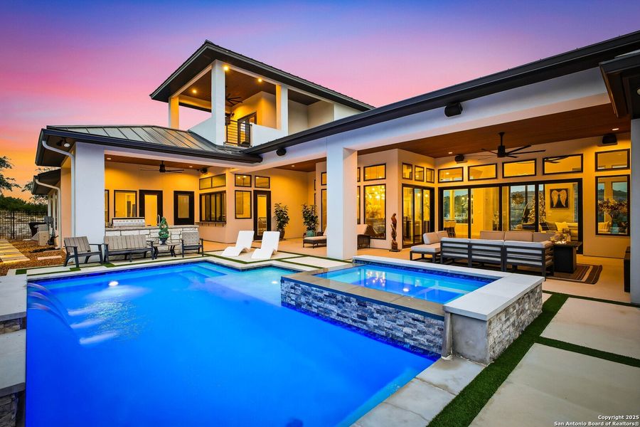 Exterior details and patio area of a home in , San Antonio (Image 28).